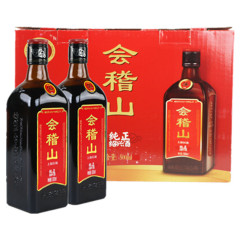 会稽山黄酒純正五年紹興花雕酒五年陳半乾型老酒5年陳500ml * 6本