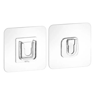 Strong bathroom waterproof paste multi-functional non-trace female buckle buckle non-perforated insert row fixed household wall hanging adhesive