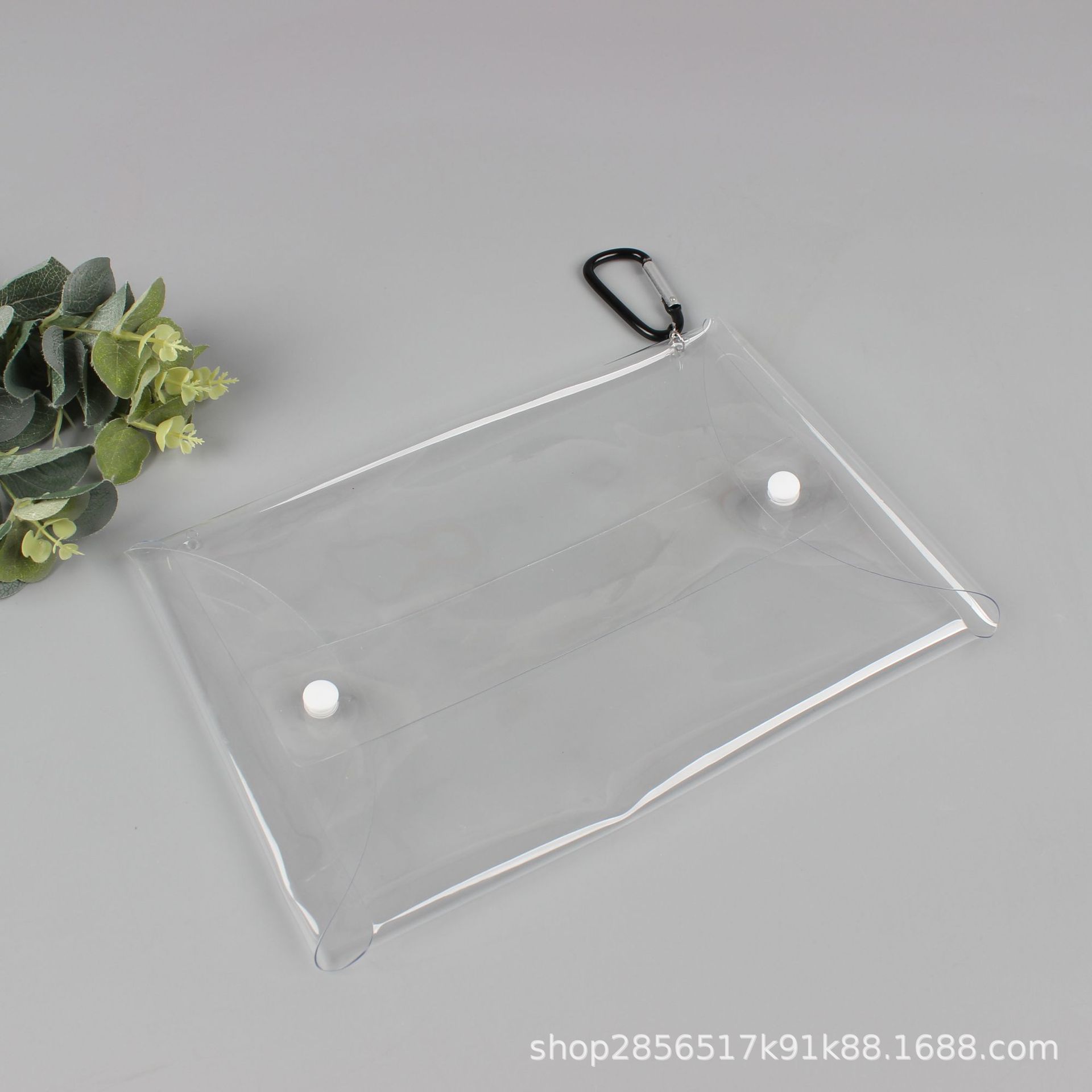 Caminar bebé ciego caja bolsa al por mayor de PVC transparente llavero monedero joyería en stock joyería regalo bolsa de embalaje