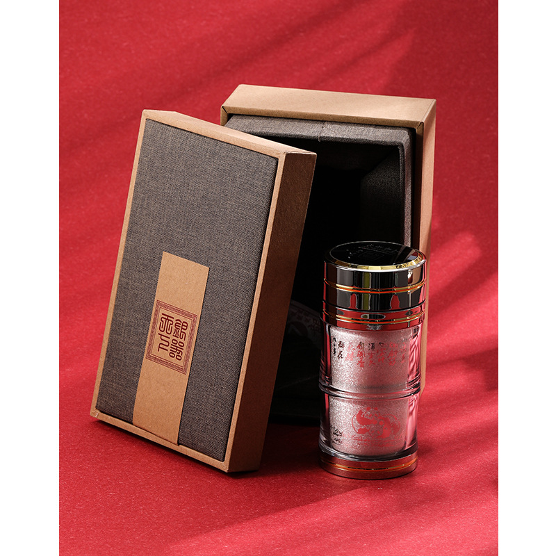 Taza de plata 999 forro de plata esterlina copo de nieve plata pura taza de salud de gama alta comestible cocido taza de plata regalo taza de té