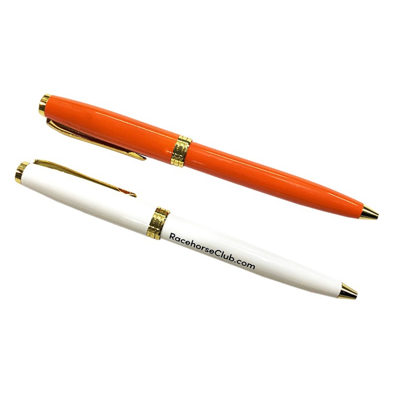 Simple advanced metal gel pen ballpoint pen stainless steel copper water pen signature pen high-end business gift lettering