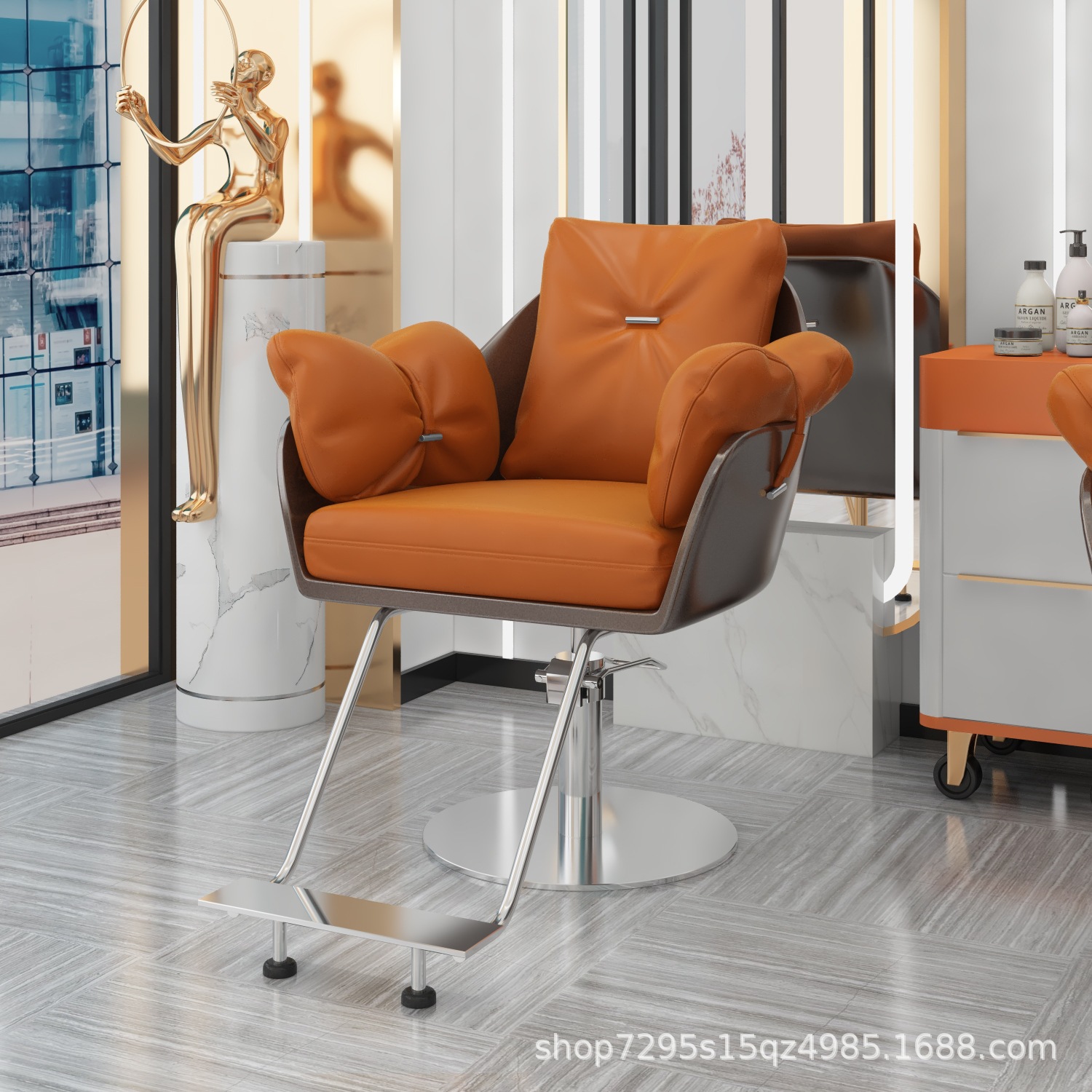 Fábrica directa 3AM silla de peluquería red tienda de marea roja silla barbería salón de corte de pelo silla salón de pelo especial