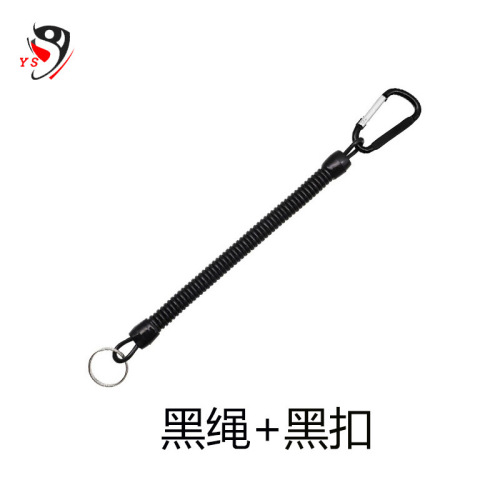 Lure fishing gear Multi-functional slip knot Protecting rod line Automatic contraction Spring line type lure tool