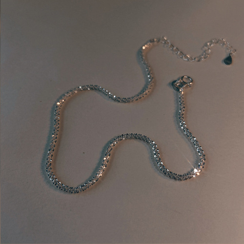 925 Pure Silver Starry Foot Chain for Women  New Fashion Glistening Foot Decor Sexy Ankle Chain