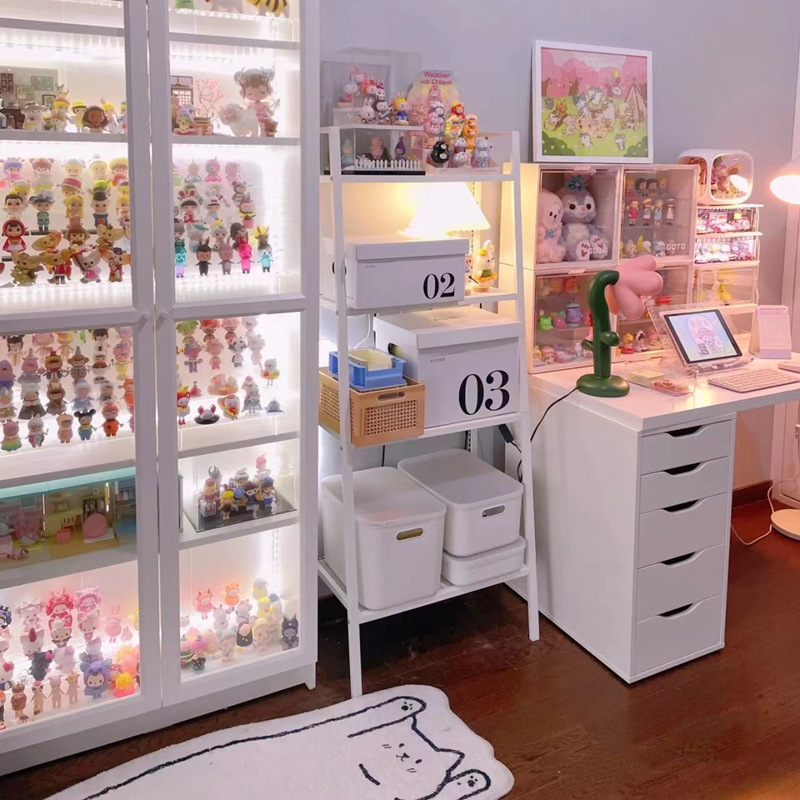 Estante Organizador de Baño y Dormitorio – Blanco, Multifuncional, Hierro