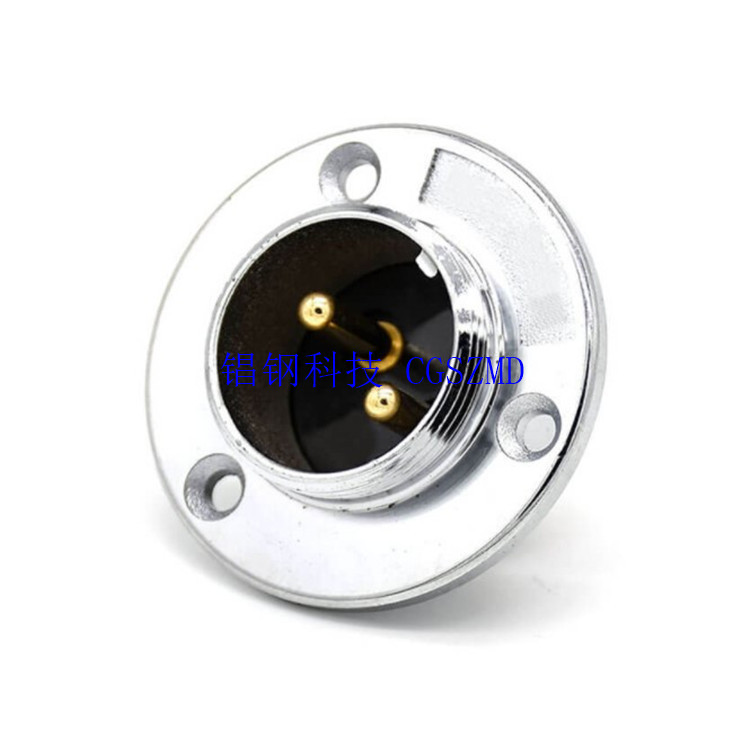 Բ��������GX19-2P M20 3о���ղ�ͷ18M round female socket
