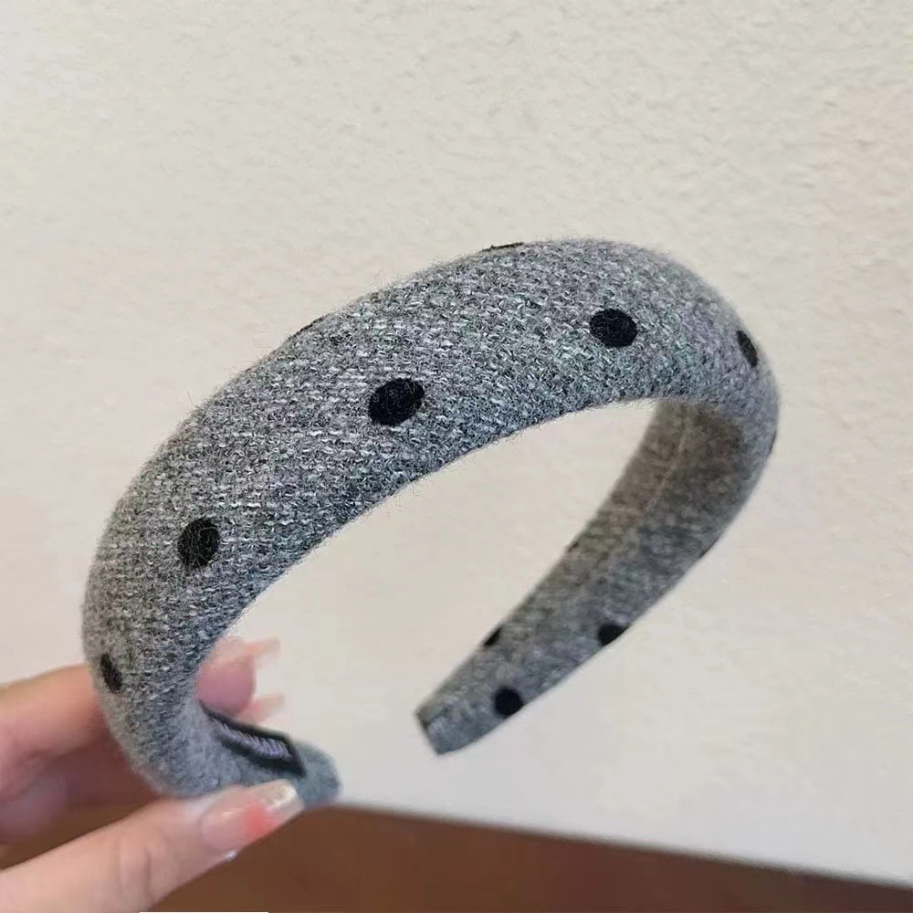 Otoño y invierno Meilade coreano retro estricto esponja cabeza de banda nueva variedad de terciopelo alto cráneo ancho banda de cabello mayorista