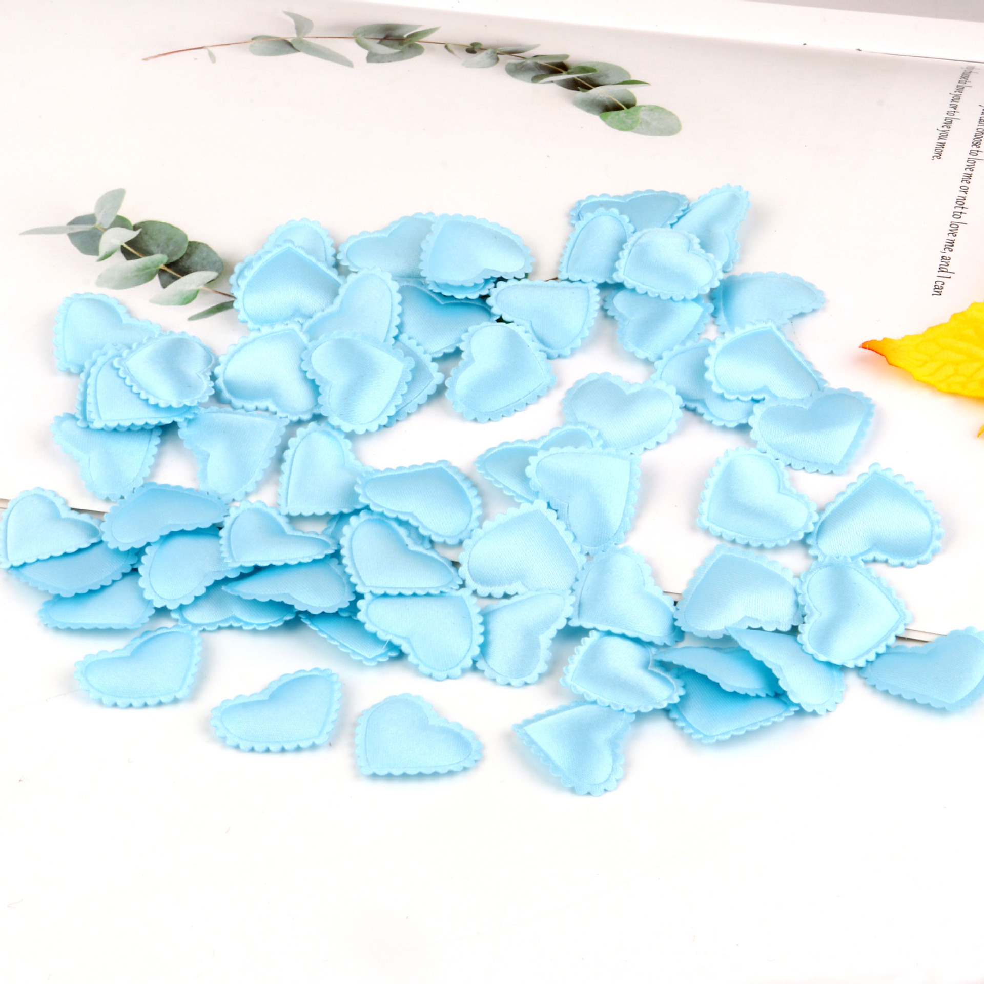 블루 웨딩 용품 사랑