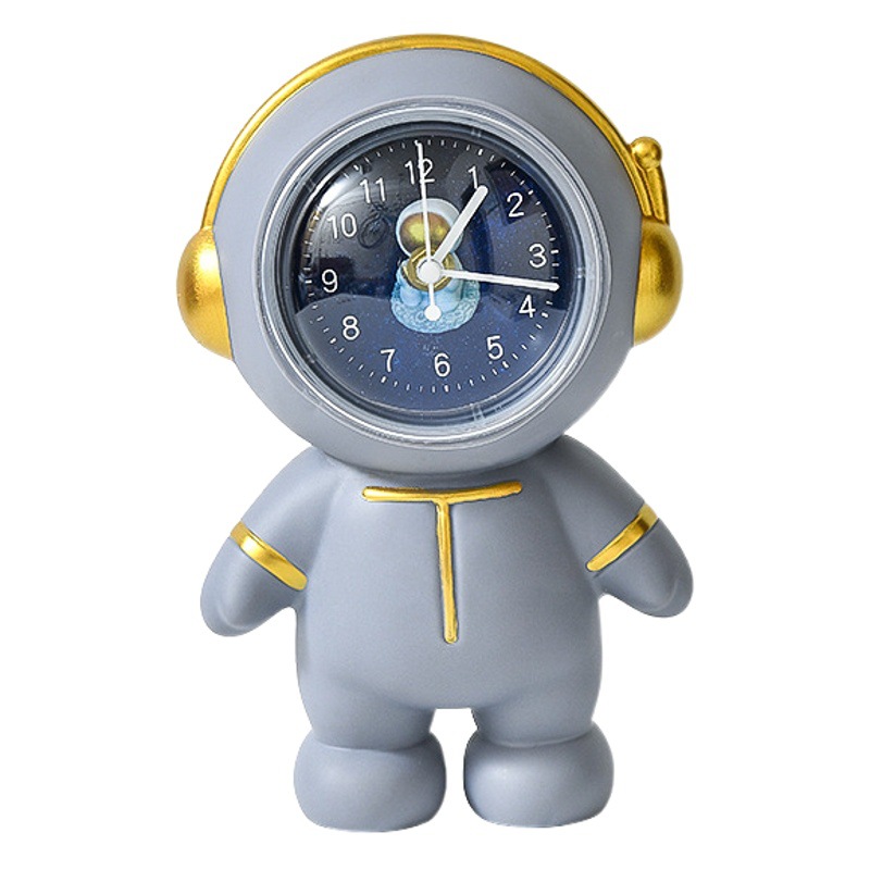 Reloj creativo astronauta alcancía puede guardar astronautas alcancía decoración del hogar Regalo de Cumpleaños de los niños