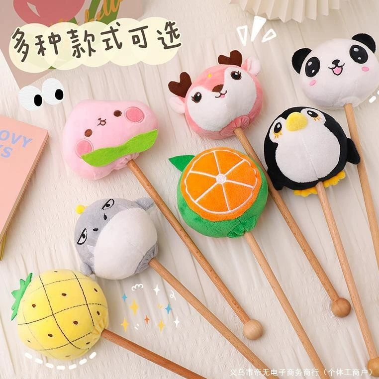 Massager, cartoon drums, cute plush hammer
