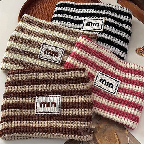  New Winter Sports Knit Headband, Head Protection, Windproof Forehead Cover, Women's Wide Edge Postpartum Head Scarf