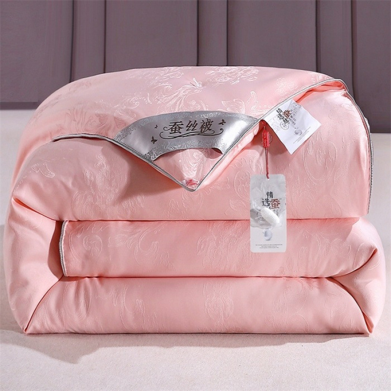 Handmade Silk Quilt, High-End Mulberry Silk Spring & Fall Quilt, Thickeneded Winter Quilt, Universal Wedding Gift Quilt Core for All Seasons