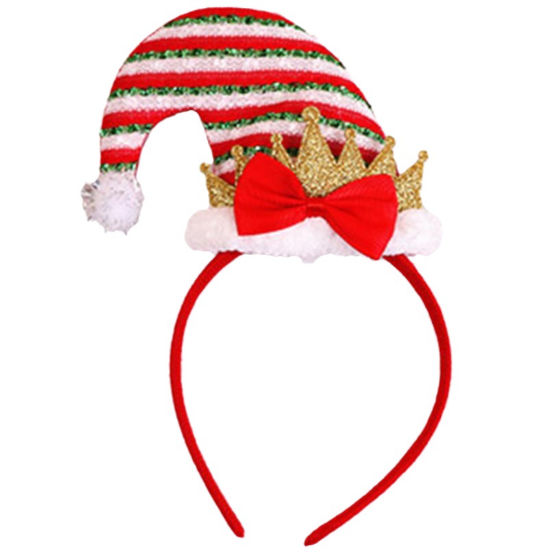 Christmas hat, hair band, Christmas decoration, headwear, hair accessories, children's gifts, Christmas headband_voghion.com