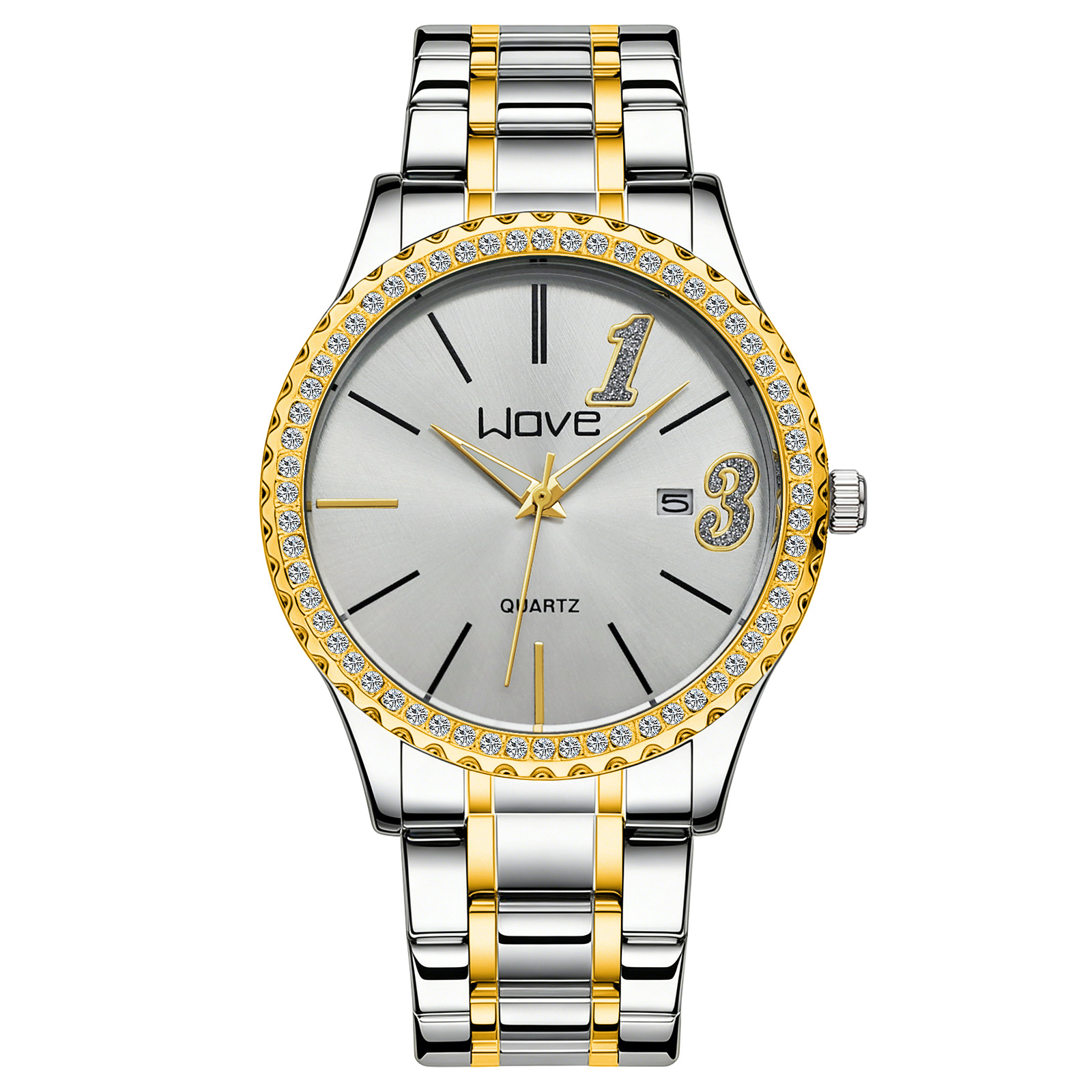 Herr- och damklocka med quartzverk och lysande urtavla_voghion.com