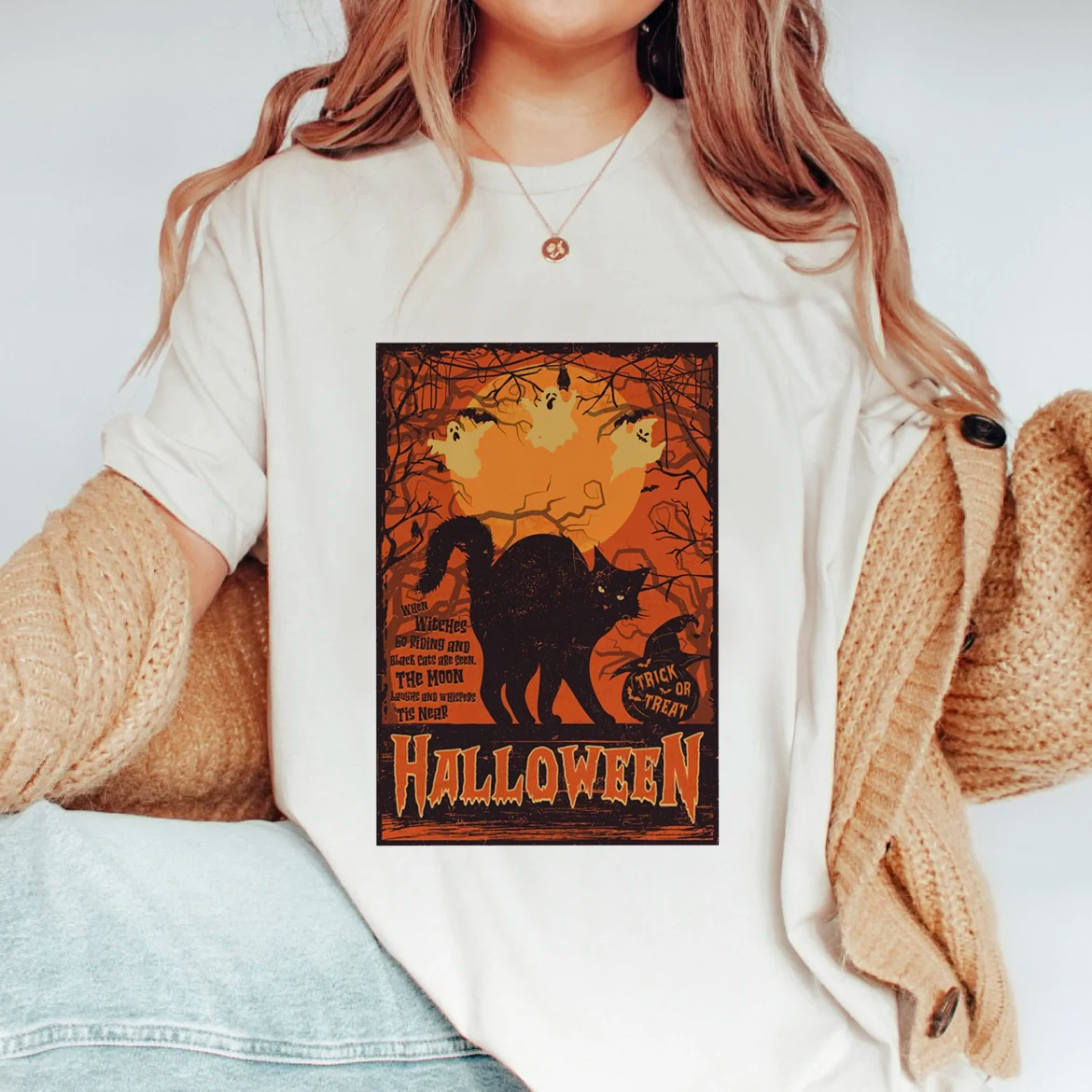 182g Weight Short Sleeve Sleeve Length Pullovers Placket Type Cotton Fabric Type Long Top Length T-shirt Tops Type Holiday Occasion Round Neck Neckline Regular Fit Fit Type Halloween Festival Pumpkin, Skull Pattern Summer, Spring Season Women's Gender Printing Design Streetwear Style Wholesale Women's Streetwear Pumpkin Skull Short Sleeve Printing T-Shirts 25