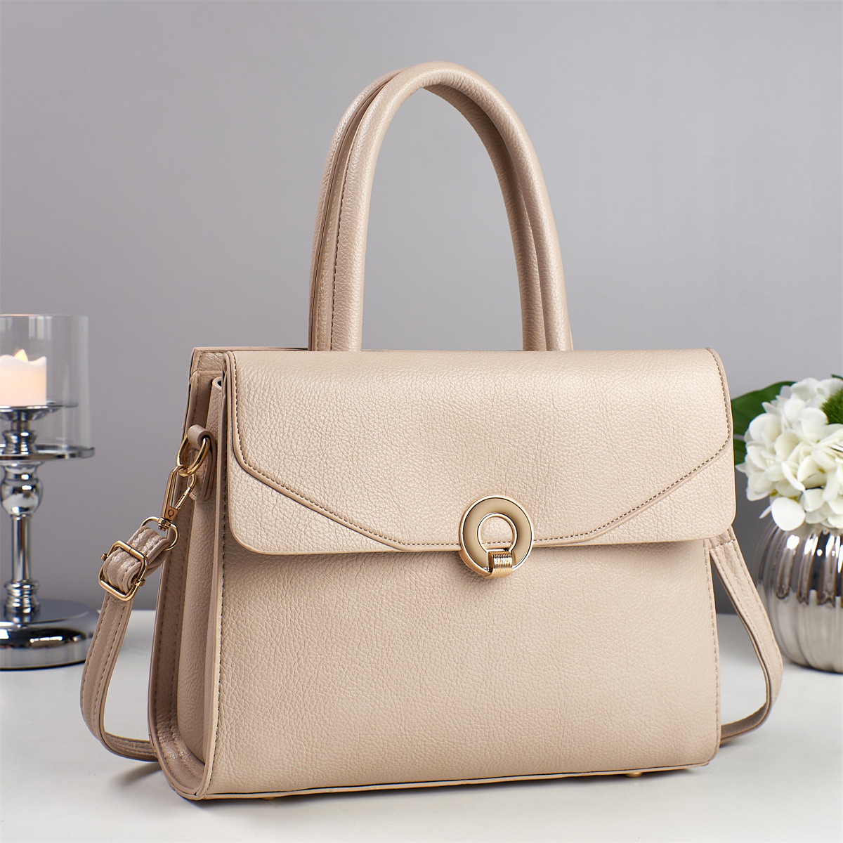 Bolsos de mujer de todo fósforo de moda Bolsos de mensajero de madre de mediana edad de mujer Bolsos de hombro de moda de todo fósforo Bolsos de mujer con textura