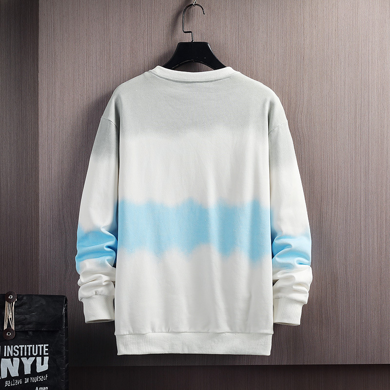 2023 Spring New Youth Sweater Instagram Trendy and Versatile Handsome Long sleeved T-shirt with Round Neck Bottom for_voghion.com