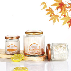 Fresh Abalone Jelly in Vertical Striped Glass Bottles, Bird's Nest and Fish Mucilage Pudding in Sealed, High-Temperature-Resistant Packaging for Wholesale