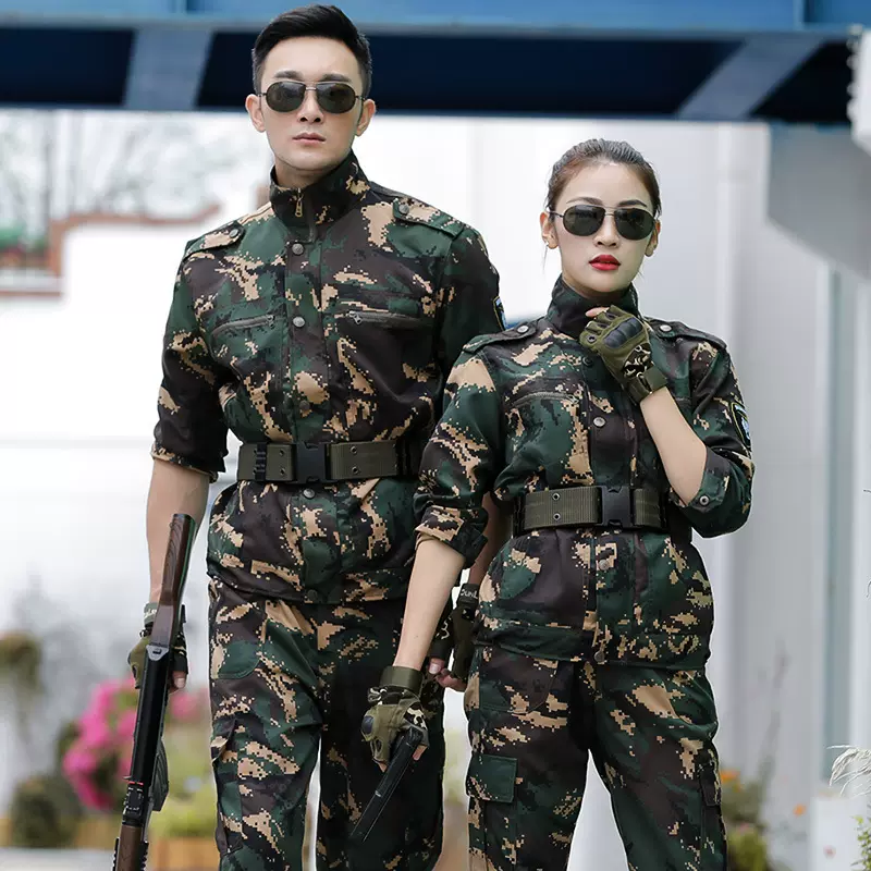 正品黑蟒纹迷彩服套装男春夏特种兵战术工作服耐磨作训服军迷耐脏