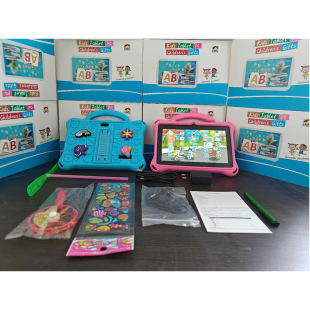 Cross-Border Foreign Order 7-Inch 2024 New Kidsren's Smart Android Tablet Computer with Rich Vision Protection and Educational Applications