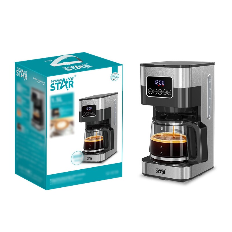 Winningstar cross-border glass cup, insulated, automatic shut-off, tea and coffee maker, automatic drip coffee machine