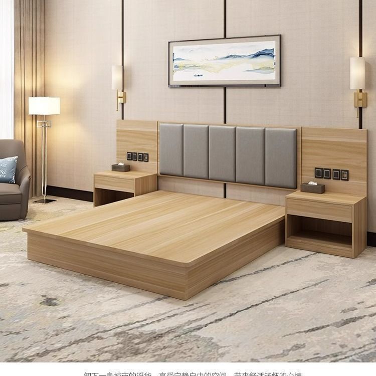 Hotel Beds, Hotel Furniture, Standard Rooms, Full Apartment Guest Room Beds, Inn Guesthouse Apartment Single and Double Beds, Rental House Beds