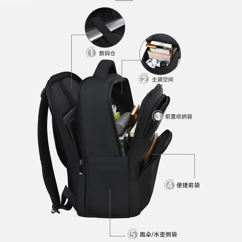 Comercio exterior nuevo tipo de mochila de hombre práctico versátil de viaje portátil bolsa de tracción mochila de viaje multifuncional