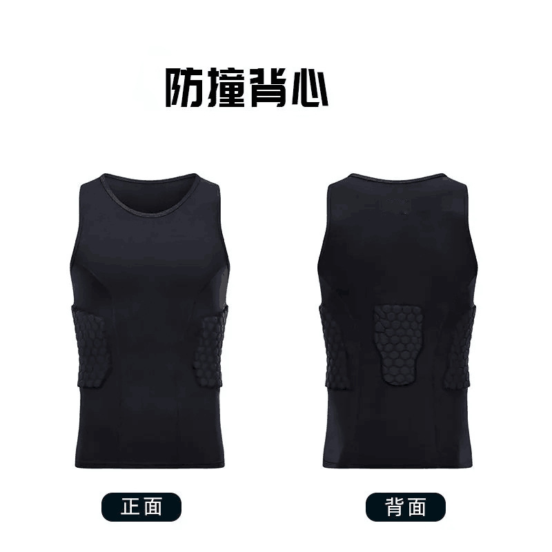 PRO ropa anticolisión en forma de panal, mangas cortas, almohadillas, medias, chaleco protector de baloncesto, pantalones cortos, armadura de fútbol