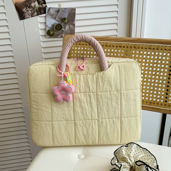 Large Capacity Portable Laptop Bag New 16inch Casual Cute Versatile Portable Thickened Computer Bag Wholesale