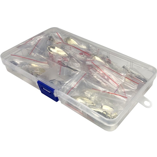 35 piezas Luya cebo lentejuelas traje de agua dulce agua de mar universal falso cebo rebordear bajo negro pescado especial matar traje de placa de hierro