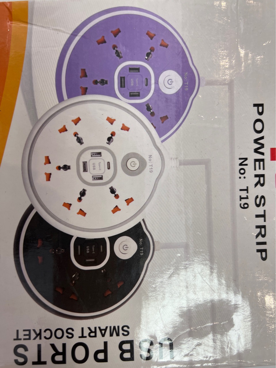 Agujero universal redondo con enchufe de puerta de protección USB transfronterizo internacional universal enchufe de fila multiplaca de extensión comercio exterior