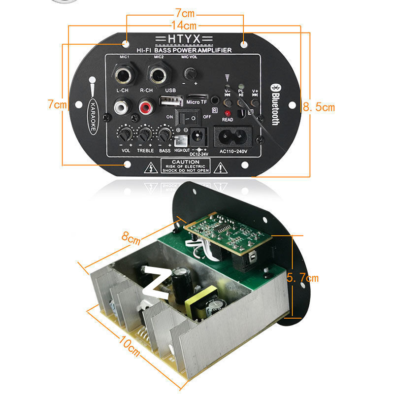 ワイヤレス Bluetooth アンプボードスピーカーマザーボードハイパワーコンピュータオーディオアンプライン車のサブウーファーアンプボード|undefined