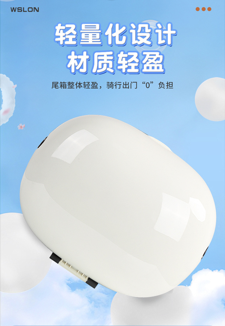 Electric Vehicle Trunk Storage Box with Backrest for Yadea, Aima, Tailing, Luyuan Electric Bikes and Scooters