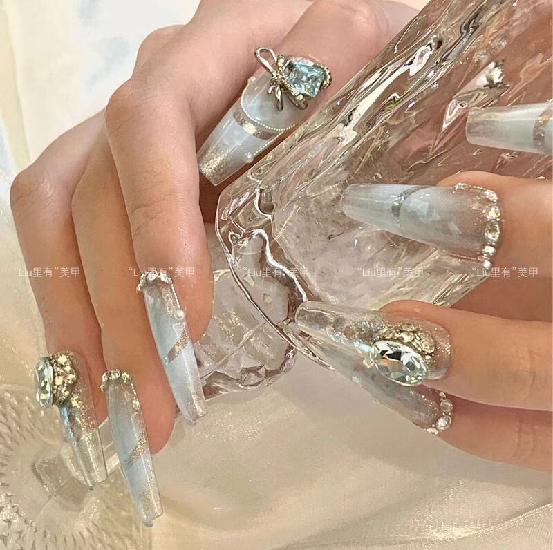 There are manicure 232K9 daughter big miss cold and cheerless sparkling summer little red book explosions pure hand-worn