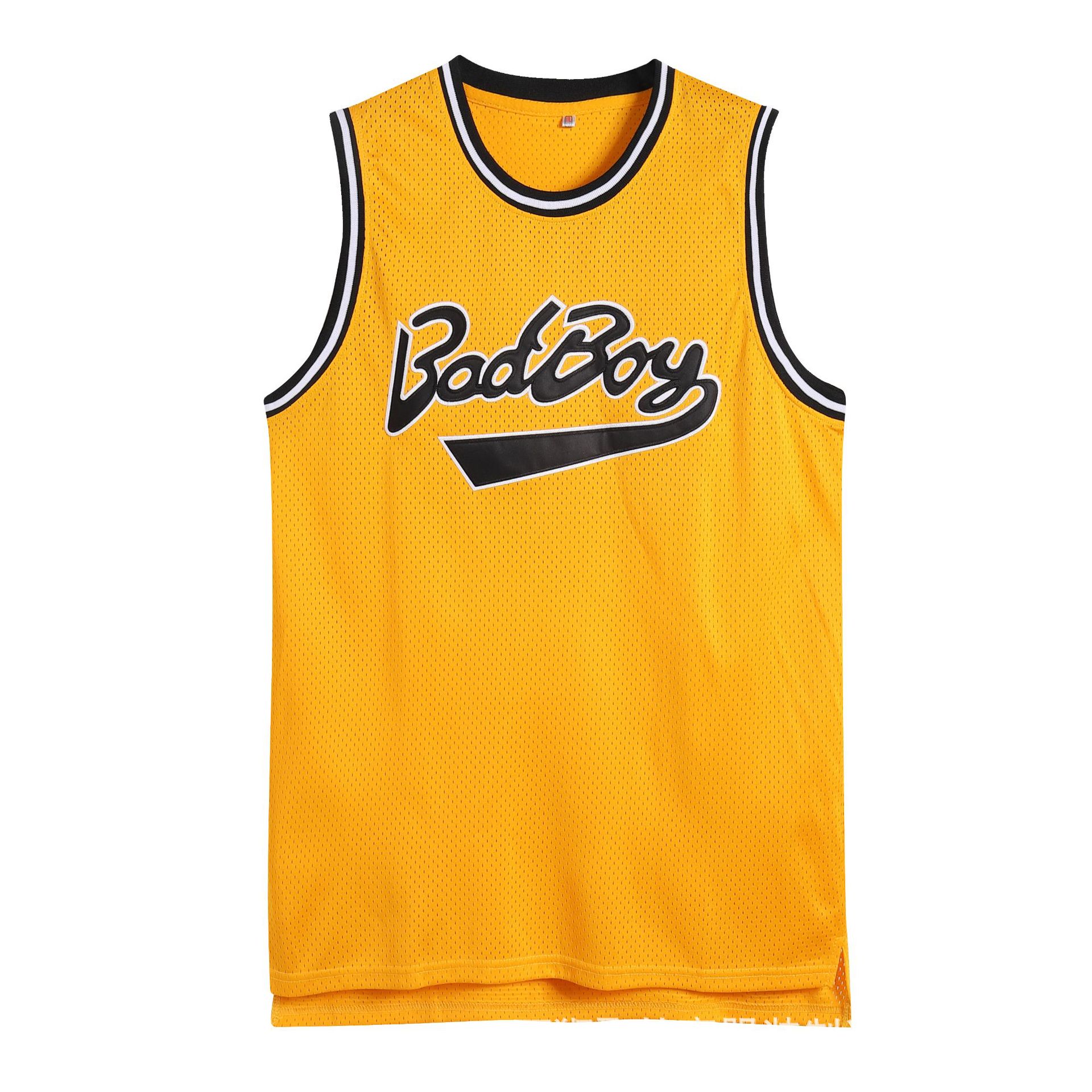 Cross-Border Amazon Best Selling No. 72 Badboy Youth Retro Movie Version Basketball Uniform Embroidered Jersey for Men