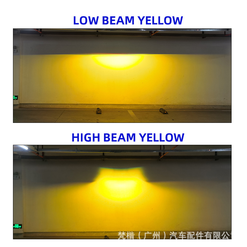 3.0inch Cross - Border x8 Double LIGHT LED Brush Lens Automotive Lights applicable Ford modified far and close one Waterproof