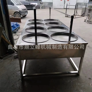 曲阜鼎立峰豆油皮机器多少钱一台不锈钢圆形腐竹锅蒸汽加热批发