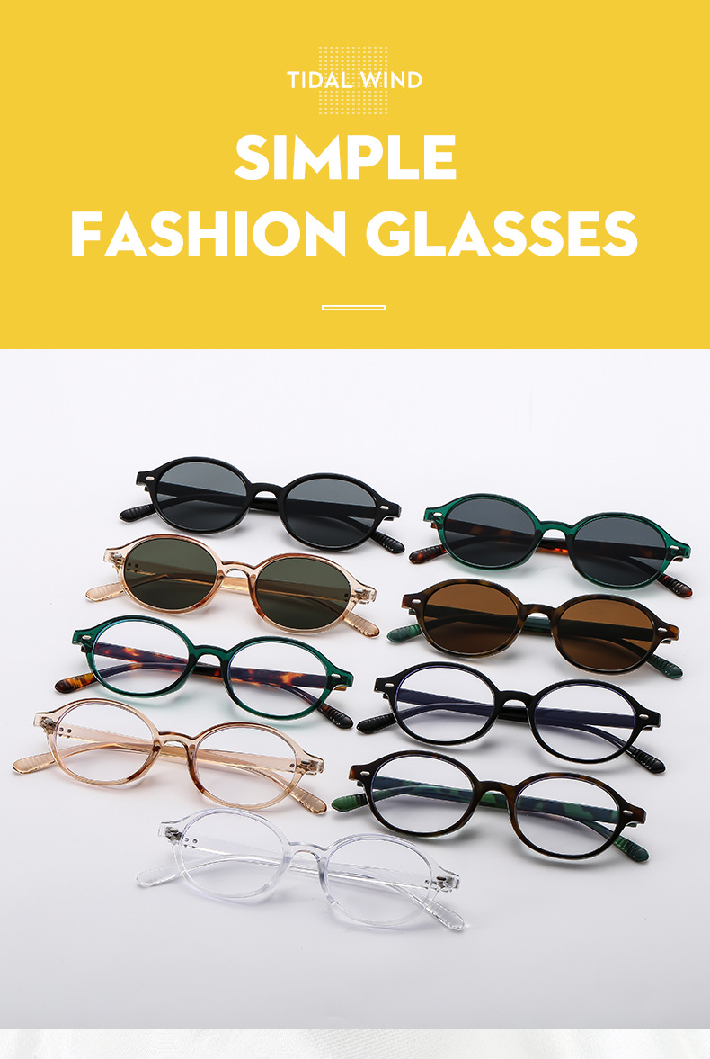 42g Weight Full rim frame Glasses Structure Sunglasses, Glasses Classification PC, UV400 Protection Lens Material Oval Frame Glasses Style Casual Occasion Color Block, Solid Color Pattern All Seasons Season Unisex Gender Vacation, Classic Style Style Vacation Classic Style Color Block Solid Color PC UV400 Protection Oval Frame Full Rim Frame Women's Sunglasses 无