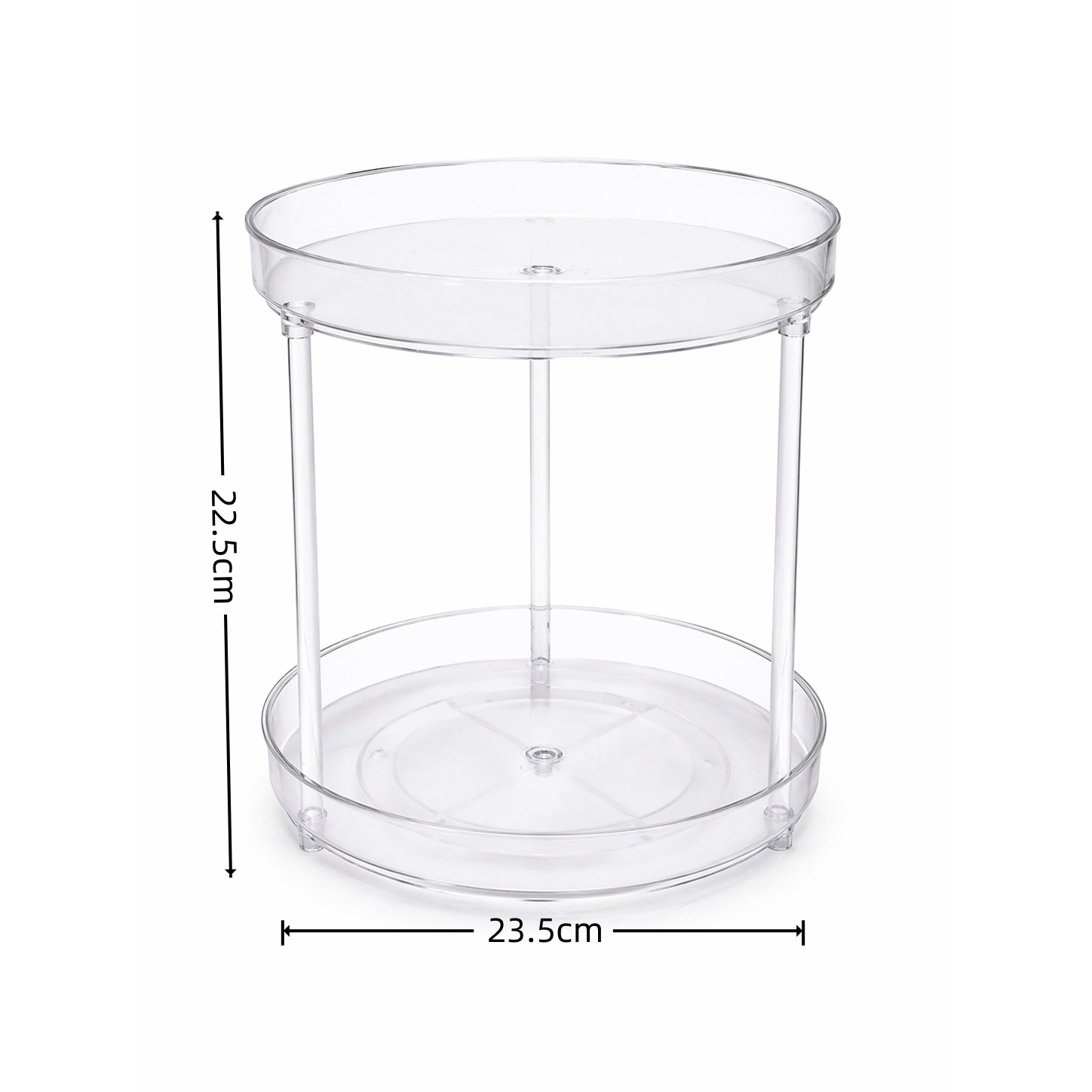 Estante de almacenamiento de condimentos de cocina giratoria transfronteriza Caja de almacenamiento de escritorio de baño Cosméticos de cuidado de la piel Estante de escritorio image 8