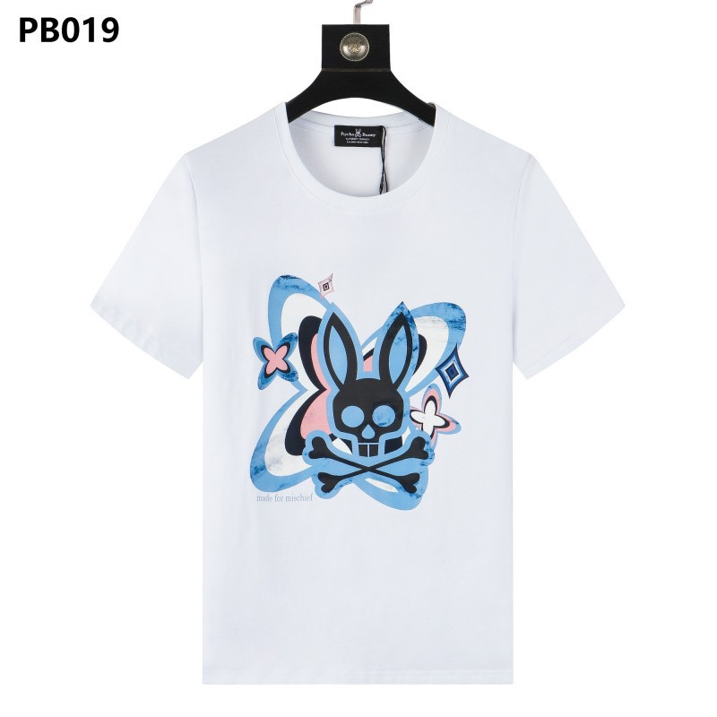 PB019 branco / S (tamanho dos EUA) (impressão digital direta)