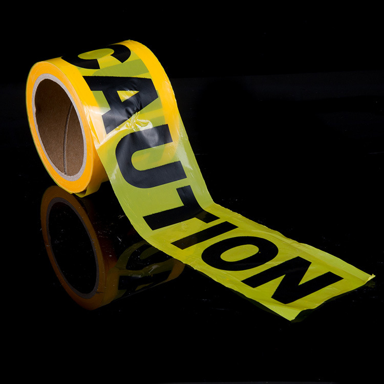 PE警示带 不带胶警示胶带 PE警示膜 红白警示带 CAUTTON安全警示