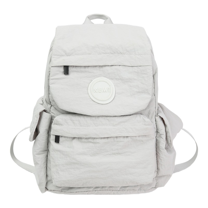 Casual, ligero y de gran capacidad, mochila para niños y niñas, mochila simple de color sólido para estudiantes de primaria, nueva mochila infantil transfronteriza