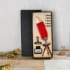 Fantasy red bright red (carved pen holder)
