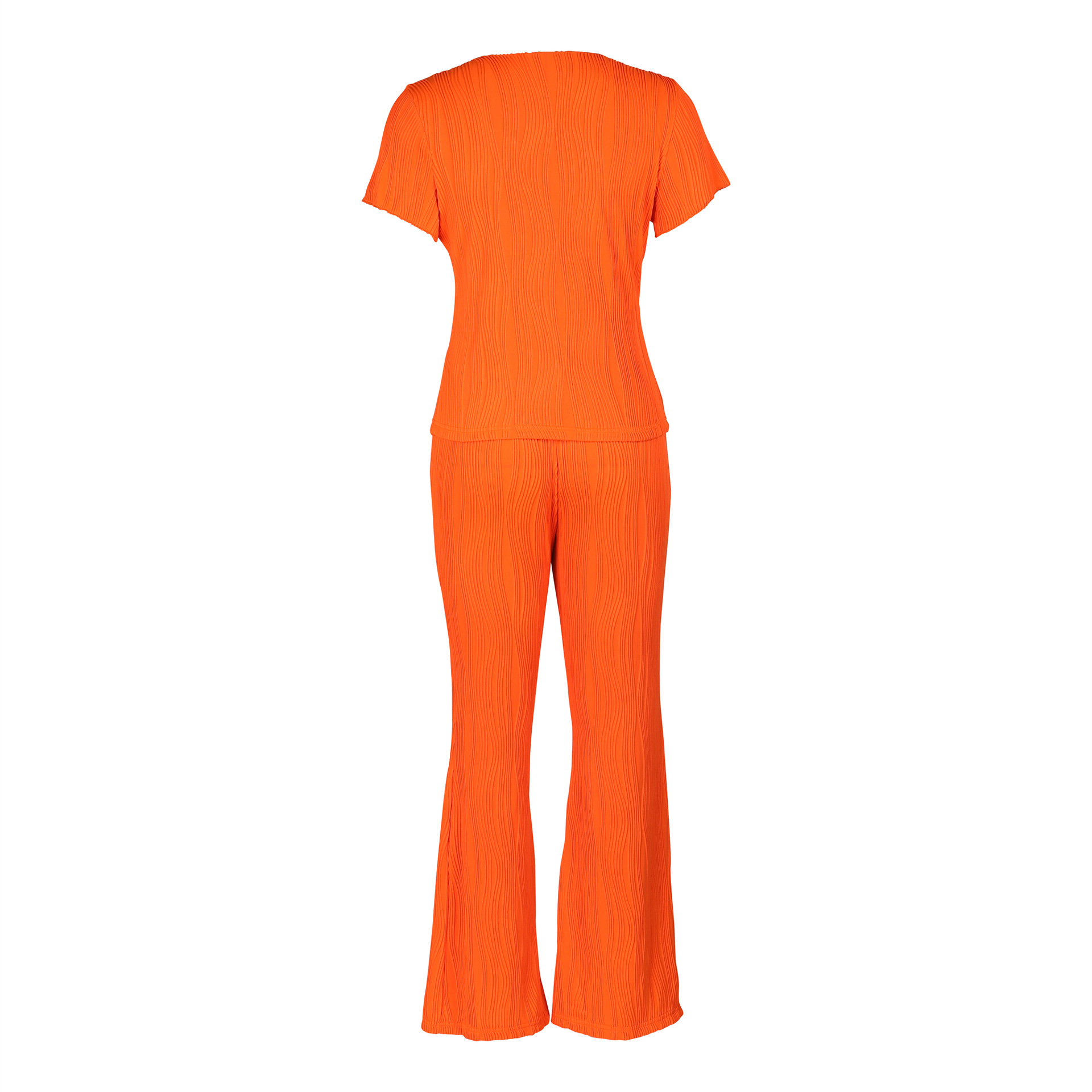 473g Weight Long Sleeve Sleeve Length Spandex, Polyester Fabric Type Pant Co-ord Set Sets Type 2 Pieces Set Quantity Holiday, Daily Occasion Round Neck Neckline Slim Fit Type Solid Color Pattern Summer, Spring Season Women's Gender Elegant, Streetwear Style Holiday Daily Women's Elegant Streetwear Solid Color Spandex Polyester Pant Co-ord Set Pants Sets 62