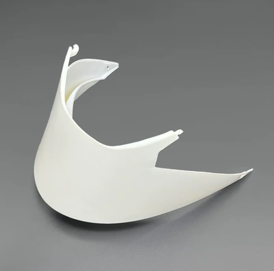 R50S Helmet Tail Wing Is Suitable for R50S Pro Helmet, Personalized Modified Tail Wing Spoiler, Colorful Helmet Accessories (Dəbilqə (Kaska) aksesuarları) - r50s-round-tail-white-with-screws