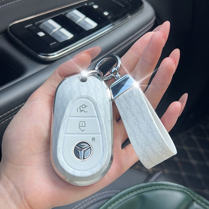 Suitable for Mercedes-Benz Key Cover Case for Women Glc300/C260L/E260/E300L/C200 Suitable for Mercedes-Benz Key Cover Case for Women Glc300/C260L/E260/E300L/C200