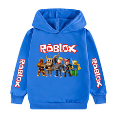 Foreign trade cross-border supply Roblox hot-selling cartoon printed patterns for children boys and girls hoodies sweatshirts children's clothing