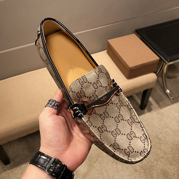 2025 estación europea nuevo Bean zapatos de hombre primavera-verano moda hombre zapatos de zapato transfronterizos zapatos casuales zapatos de conducción de un pie