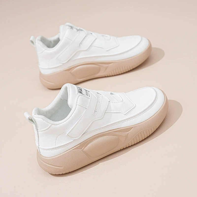 Спортивная обувь из мягкой кожи Женская весна 2025 года