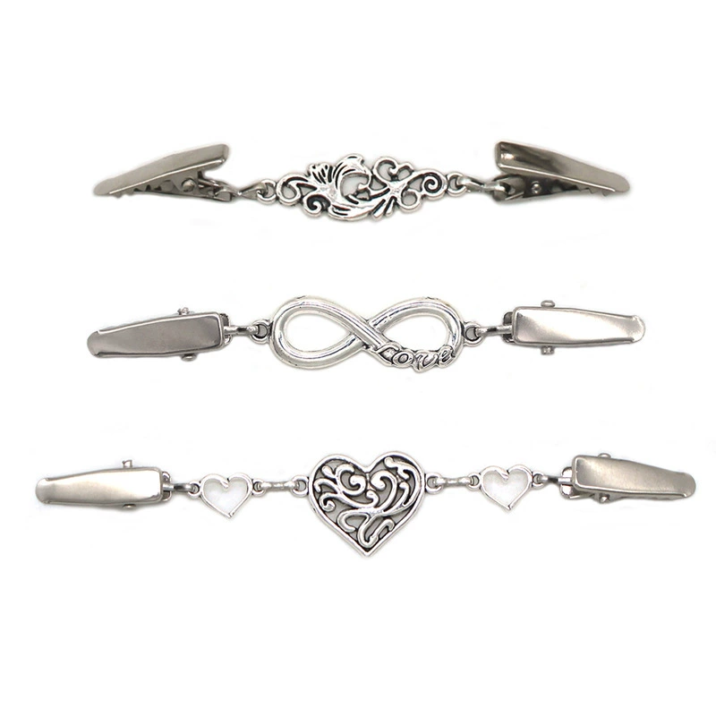 Зажим для воротника свитера, винтажный зажим для шали, застежка для шарфа, женская цепочка для свитера, защита от просвечивания, утягивающий пояс, дизайн для предотвращения просвечивания.